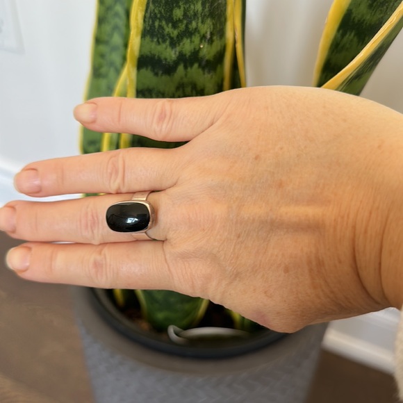 Silver and Onyx set - Picture 2 of 4